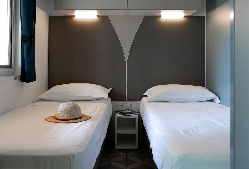 Camera doppia in una Mobile Home