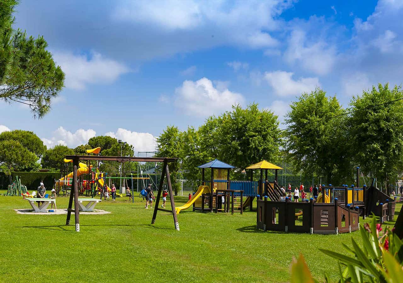 Panoramica del parco giochi